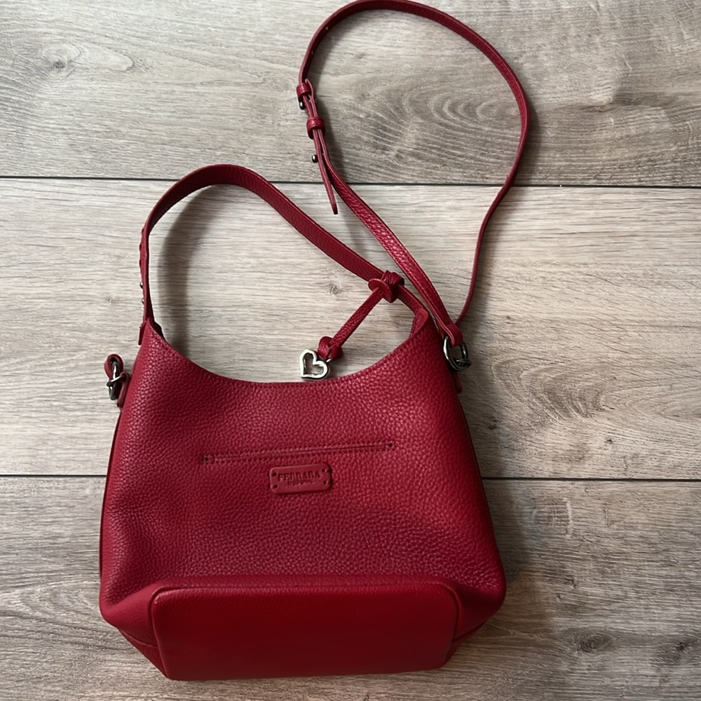 Brighton Charlette Ferrara Eternity Red Crossbody Bag Orig $365 EUC - Picture 14 of 16